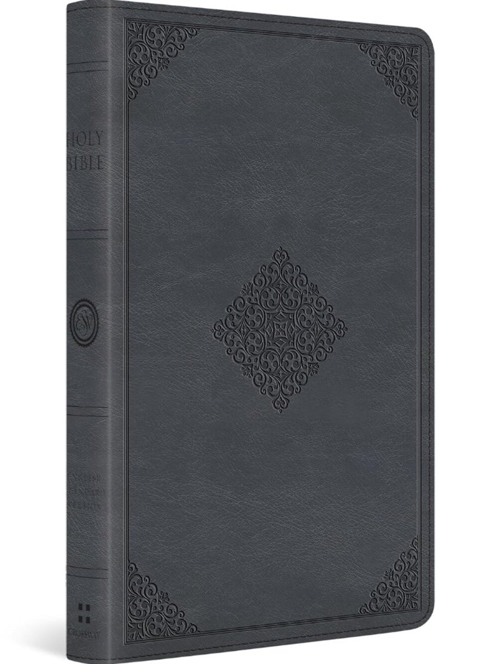 ESV Large Print Thinline Bible (TruTone, Azurite Blue, Ornament Design)